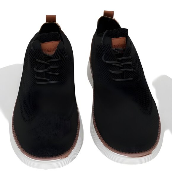 Akademiks Olney Men\'s Wingtip Knit Oxford Shoes Black US 11M EU 44 main image 6